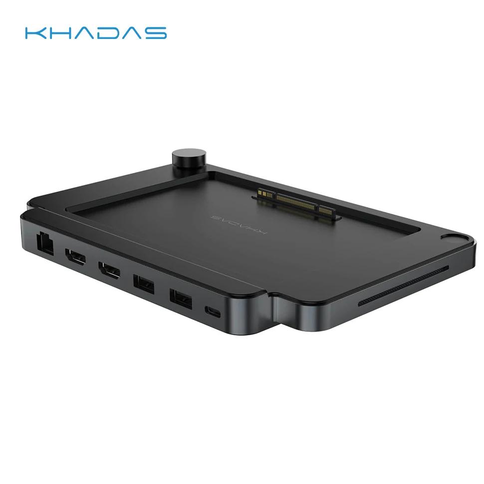 Khadas Mind ̴ PC ̸ӿ ŷ ̼, I/O Ȯ ,     Ŀ, HDMI RJ45 3.5MM 
